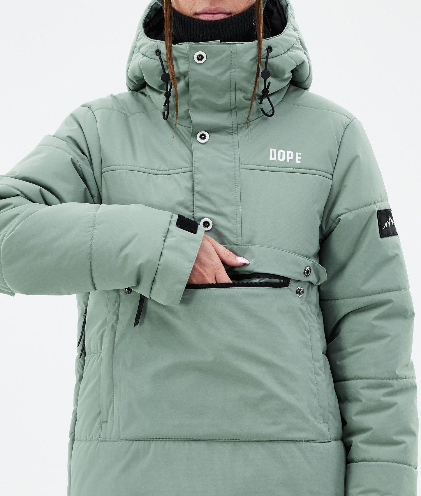 Snowboard Jacket For Women Faded Green