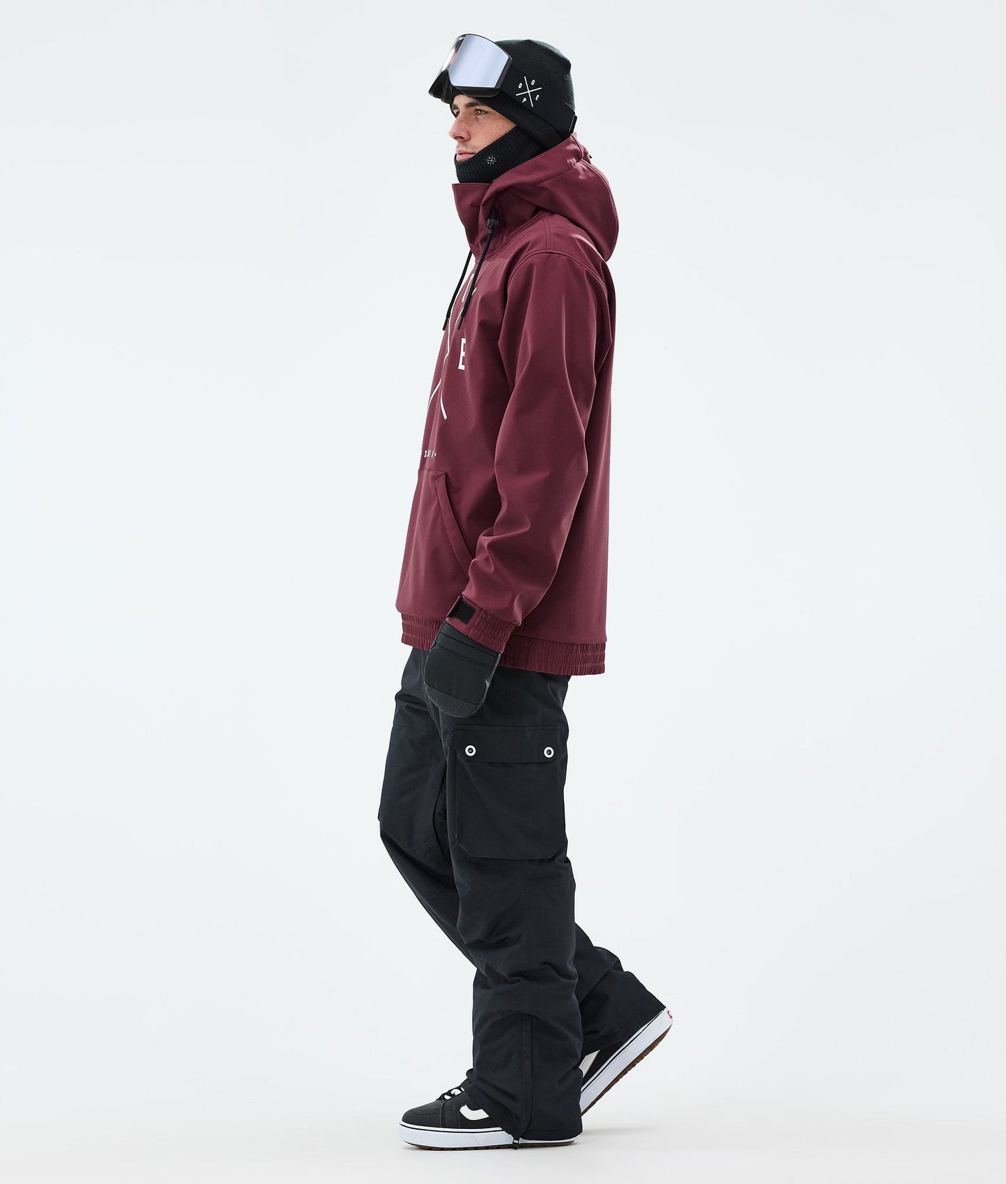 Snowboard Jacket For Men 2X-Up Burgundy