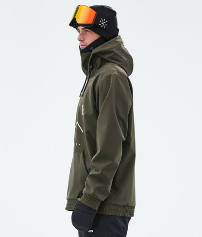Snowboard Jacket For Men 2X-Up Olive Green