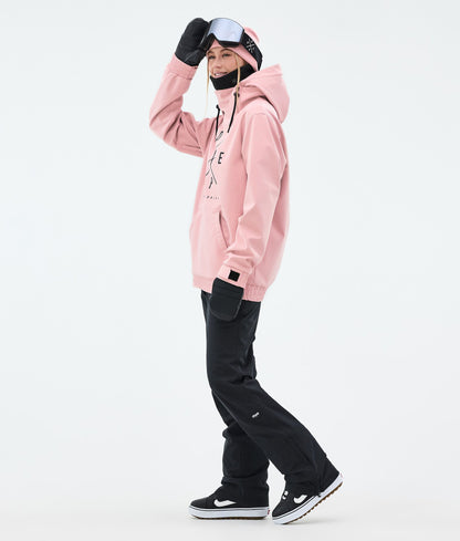 Snowboard Jacket For Women 2X-Up Soft Pink