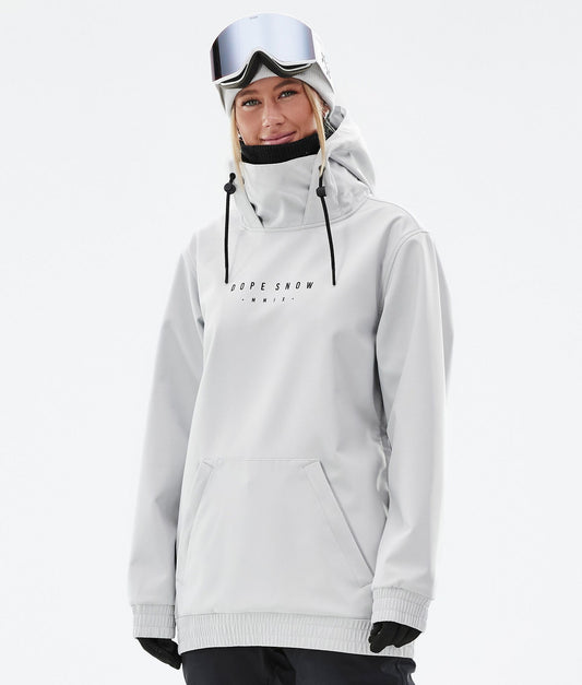 Snowboard Jacket For Women Range Light Grey