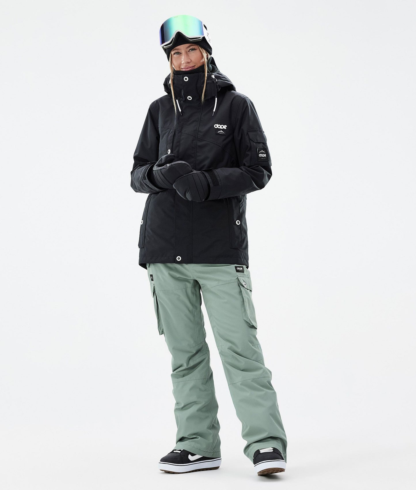 Snowboard Pants For Women Faded Green