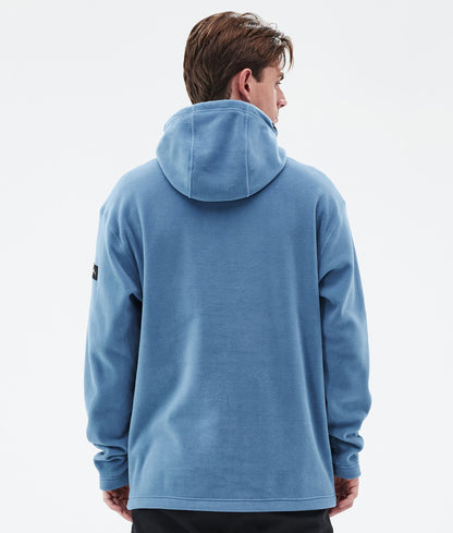 Fleece Hoodie For Men Blue Steel