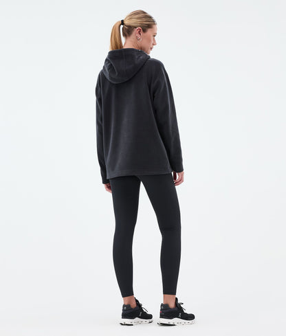 Fleece Hoodie For Women Black
