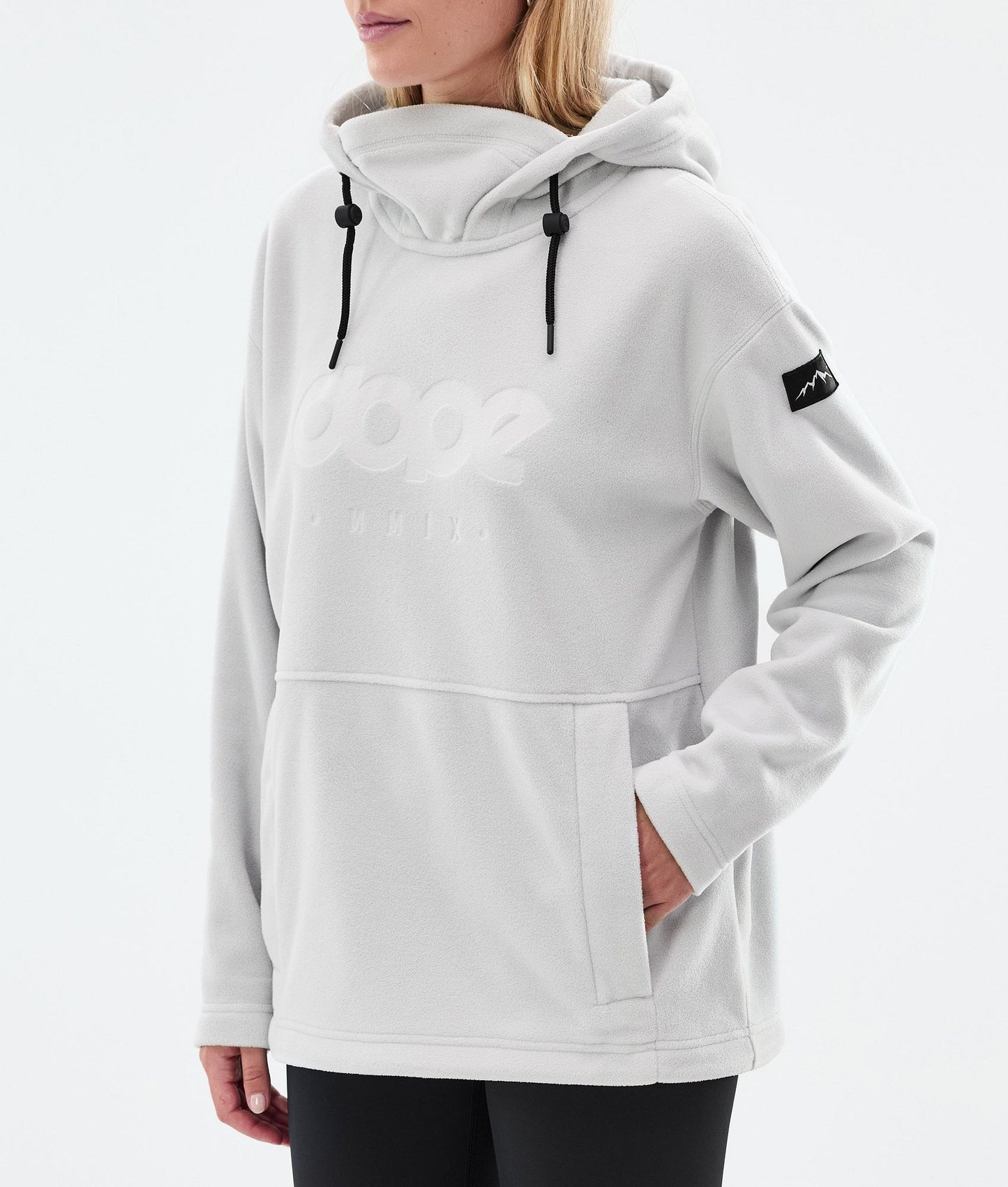 Fleece Hoodie For Women Light Grey