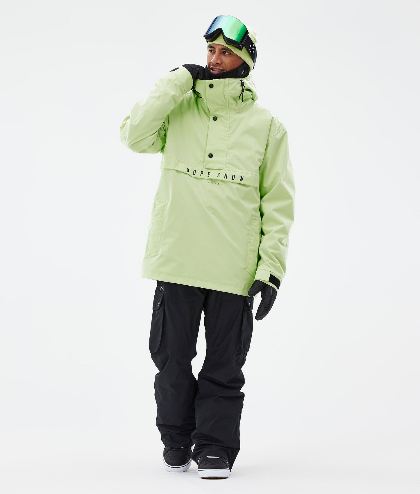 Snowboard Jacket For Men Faded Neon