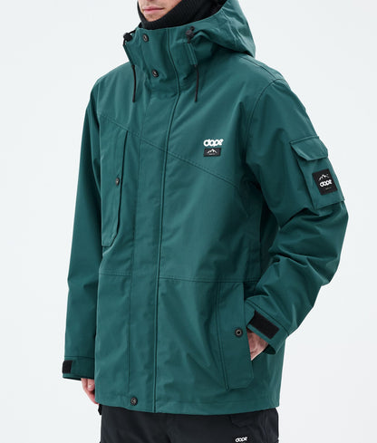 Snowboard Jacket For Men Bottle Green