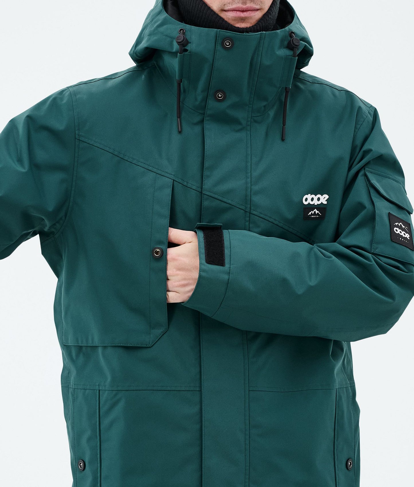 Snowboard Jacket For Men Bottle Green