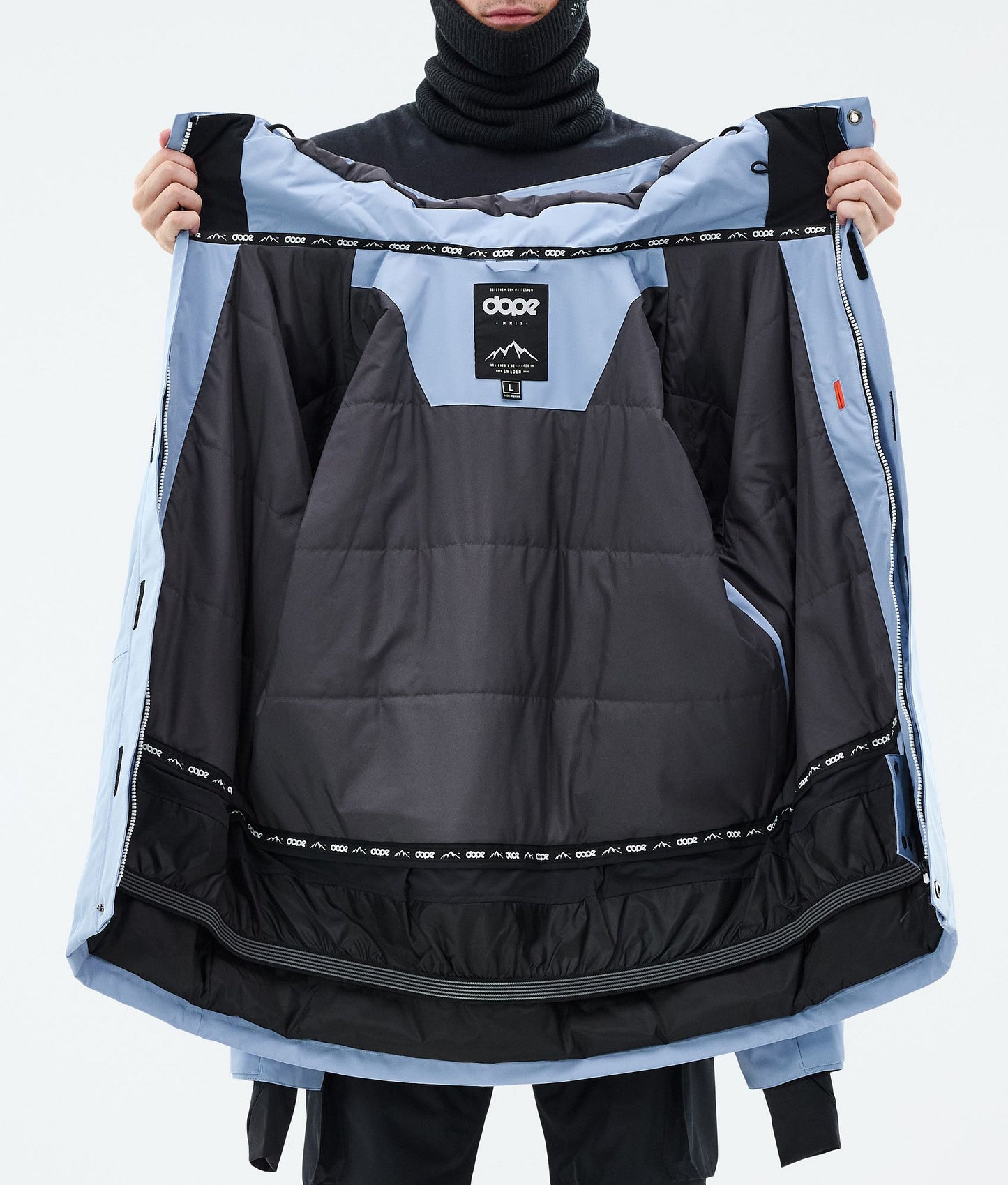 Snowboard Jacket For Men Light Blue