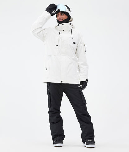 Snowboard Jacket For Men Old White