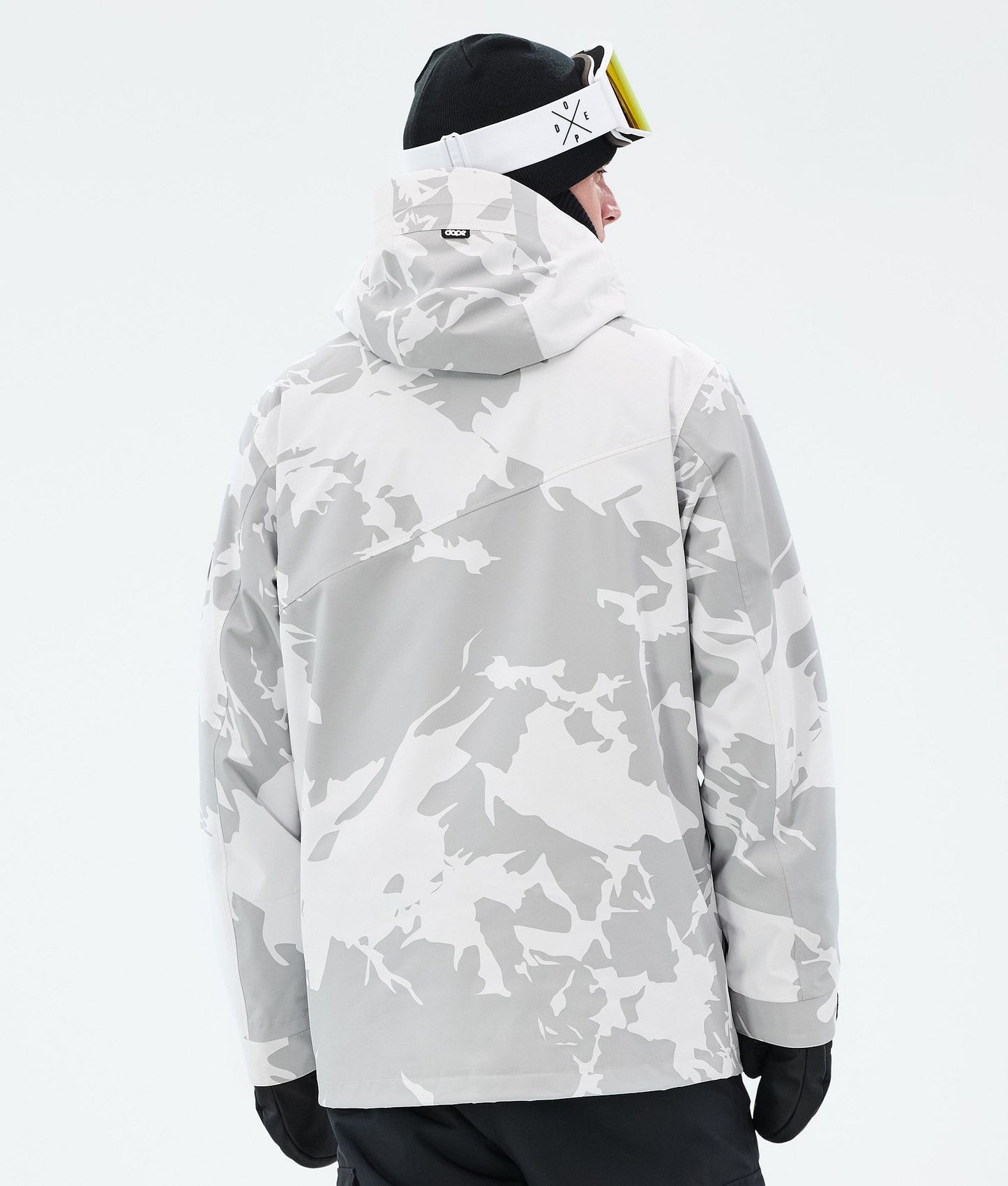 Snowboard Jacket For Men Grey Camo