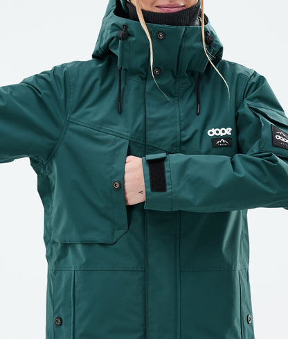 Snowboard Jacket For Women Bottle Green