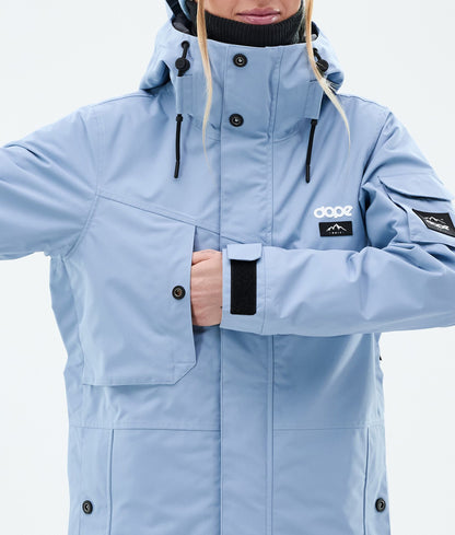 Snowboard Jacket For Women Light Blue