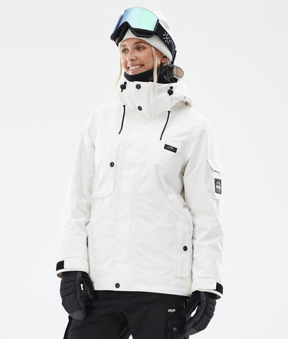 Snowboard Jacket For Women Old White