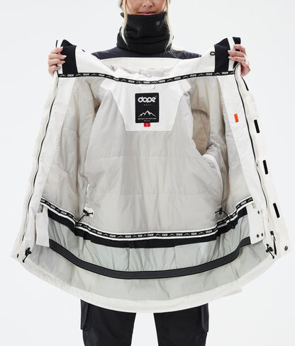 Snowboard Jacket For Women Old White