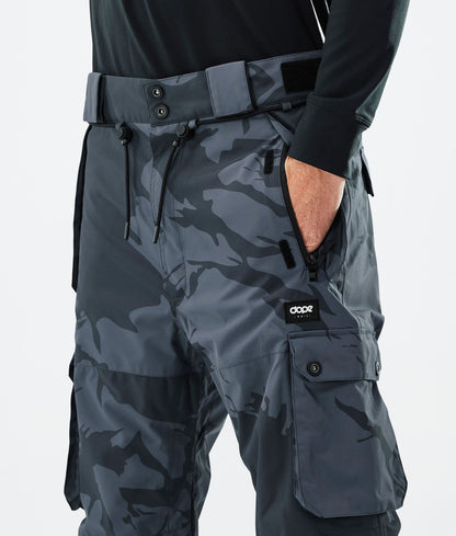 Snowboard Pants For Men Metal Blue Camo