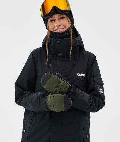 Snow Mittens Olive Green