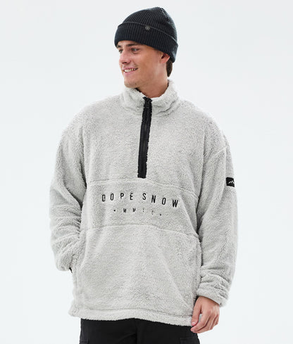 Fleece Sweater For Men Light Grey