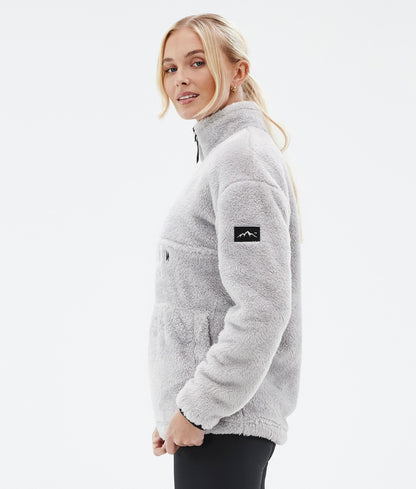 Fleece Sweater For Women Light Grey