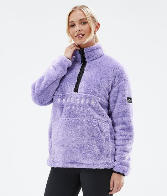 Fleece Sweater For Women Faded Violet