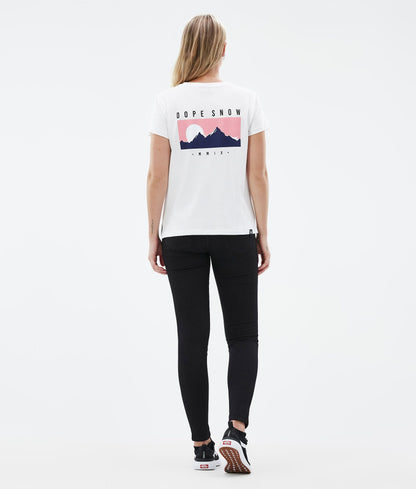 T-shirt Women Silhouette White