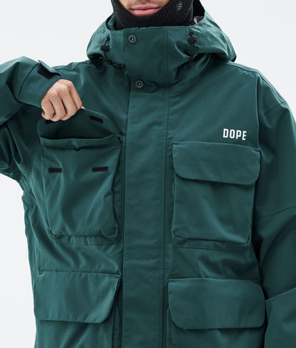 Snowboard Jacket For Men Bottle Green