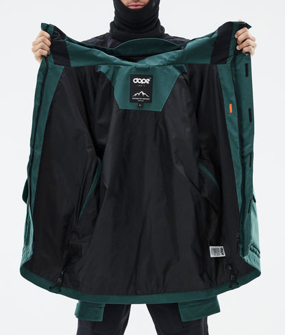 Snowboard Jacket For Men Bottle Green