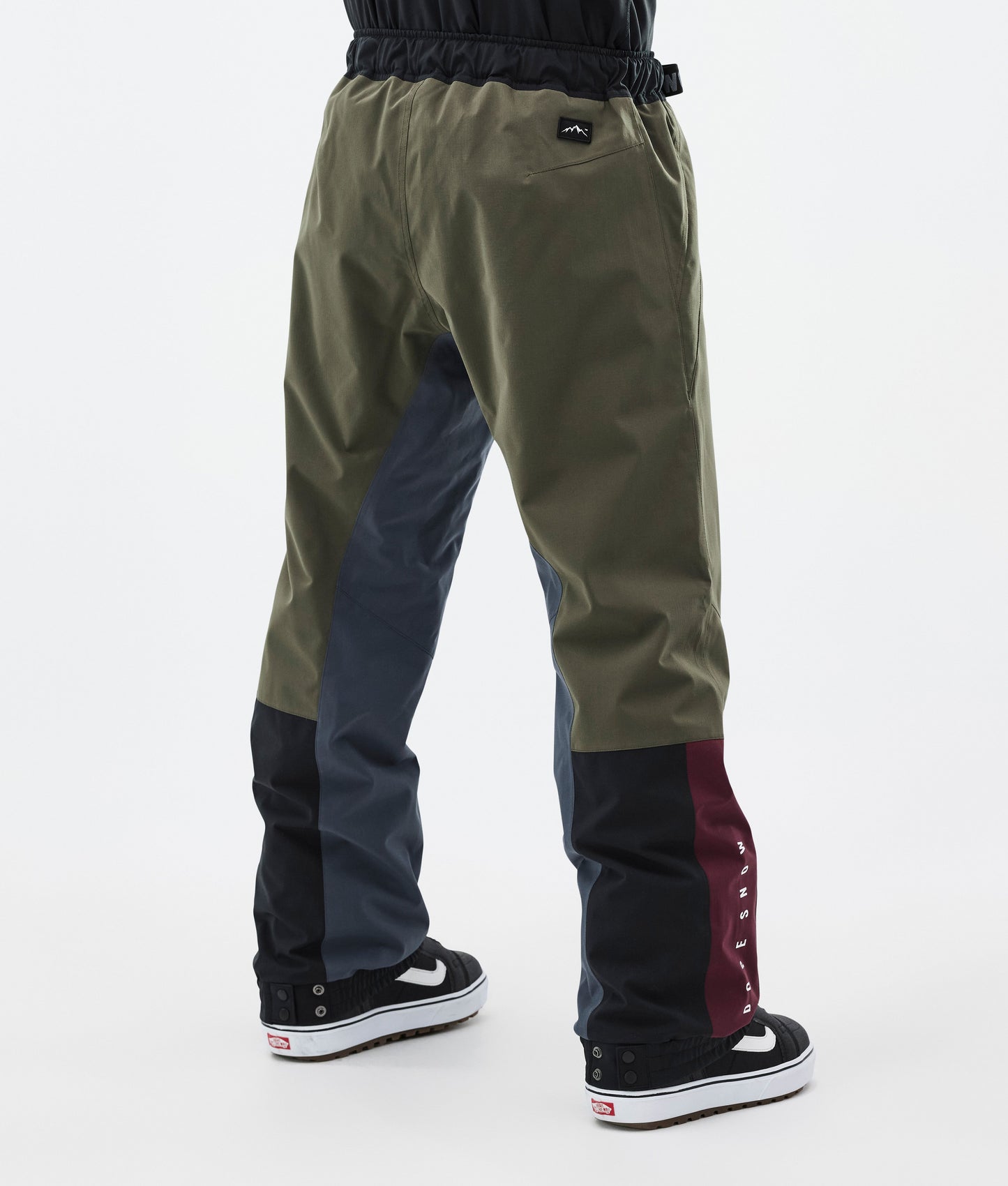 Snowboard Pants For Men OIive Green/Burgundy/Metal Blue/Black