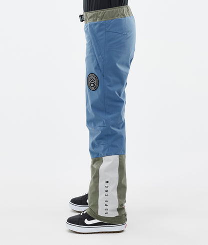 Snowboard Pants For Women Blue Steel/Light Grey/Soft Pink/Greenish