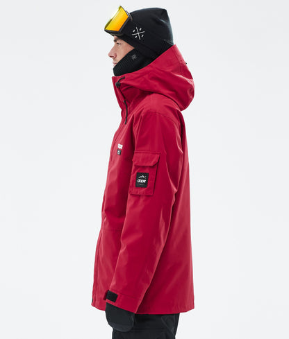 Snowboard Jacket For Men Deep Red