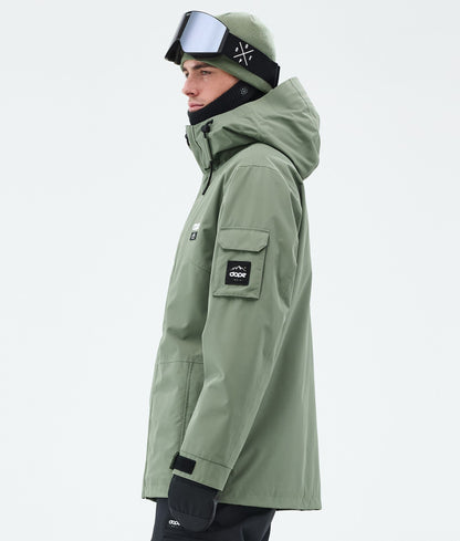 Snowboard Jacket For Men Moss Green