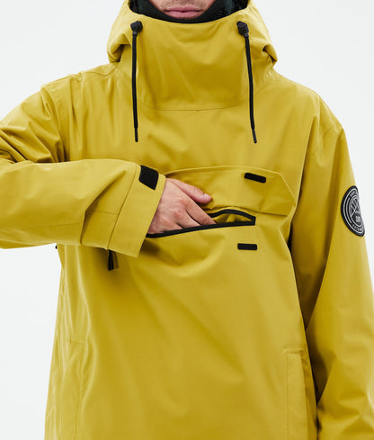 Snowboard Jacket For Men Yellow