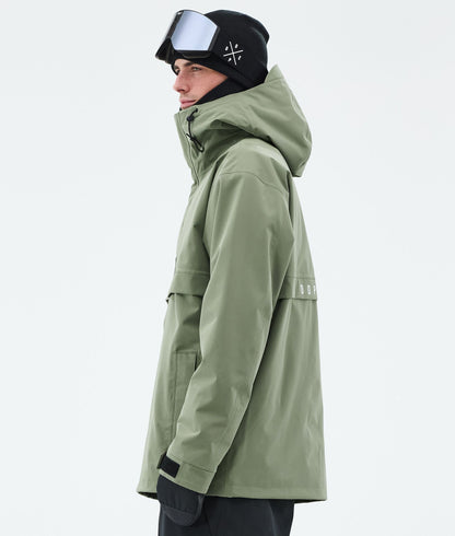 Snowboard Jacket For Men Moss Green