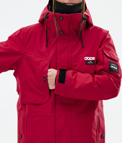 Snowboard Jacket For Women Deep Red