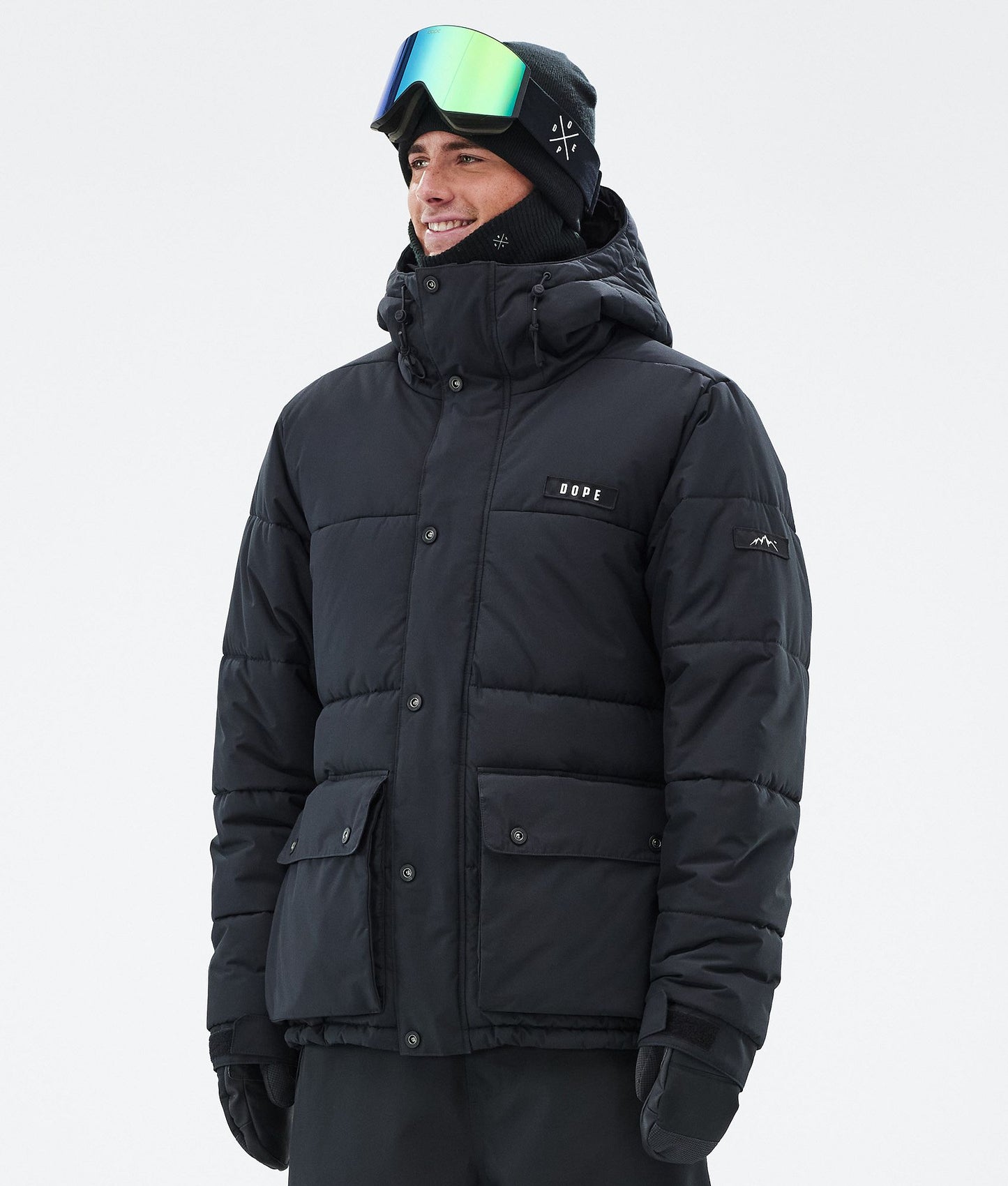 Snowboard Jacket For Men Black