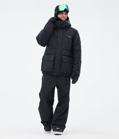 Snowboard Jacket For Men Black