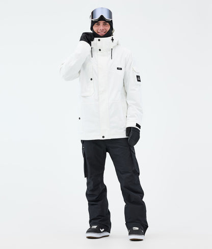 Snowboard Jacket For Men Whitish