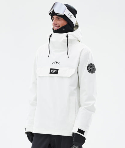 Snowboard Jacket For Men Whitish