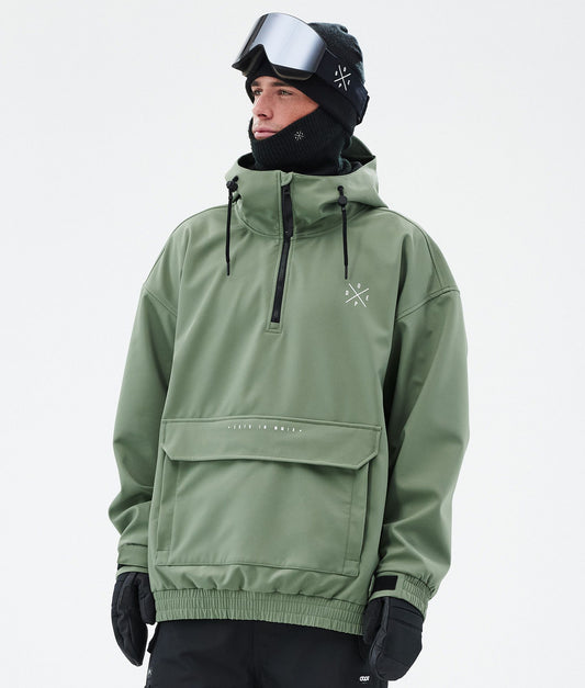 Snowboard Jacket For Men Moss Green