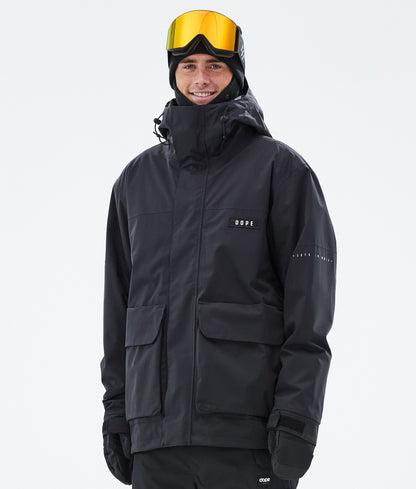 Snowboard Jacket For Men Black