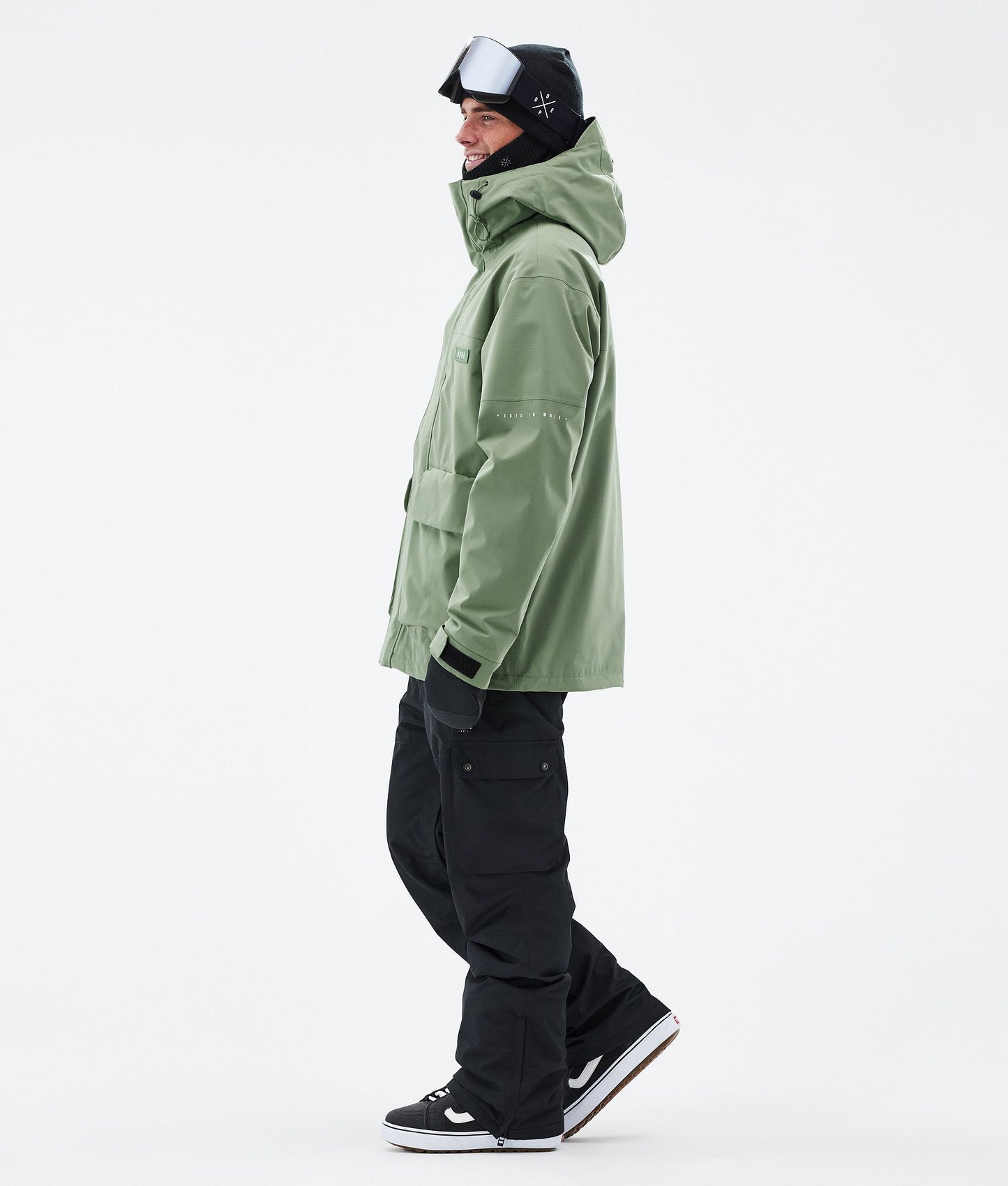 Snowboard Jacket For Men Moss Green