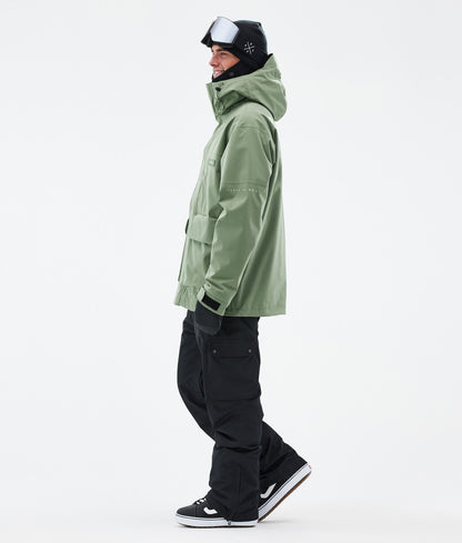 Snowboard Jacket For Men Moss Green