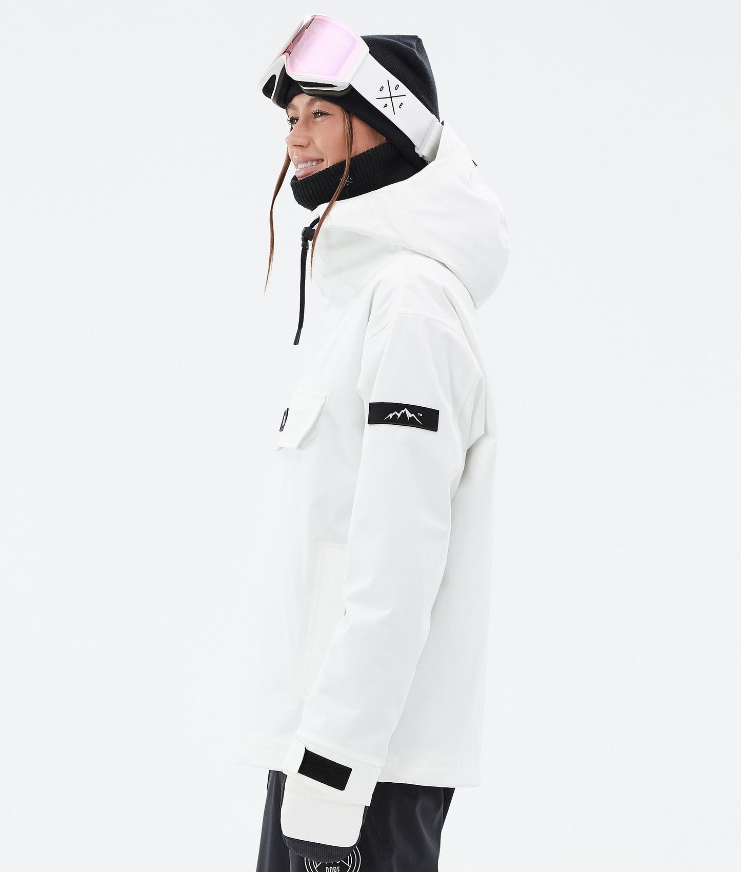 Snowboard Jacket For Women Portrait Whitish