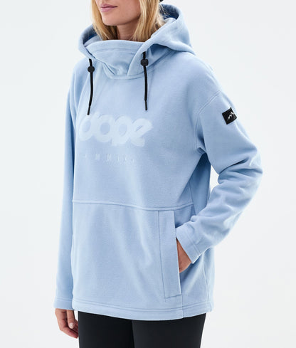 Fleece Hoodie For Women Light Blue
