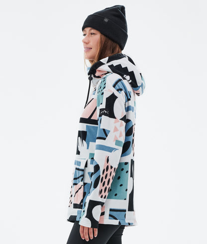 Fleece Hoodie For Women Melon