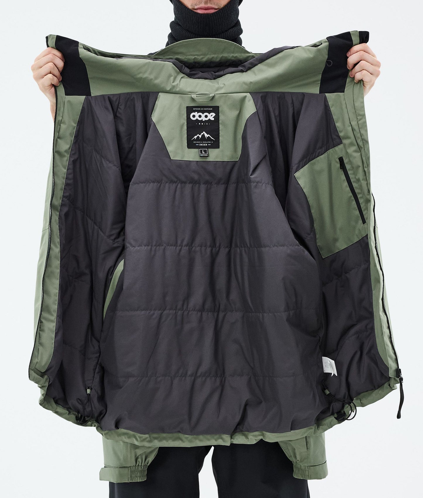 Snowboard Jacket For Men Moss Green