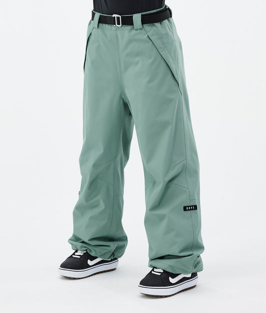Snowboard Pants For Women Faded Green