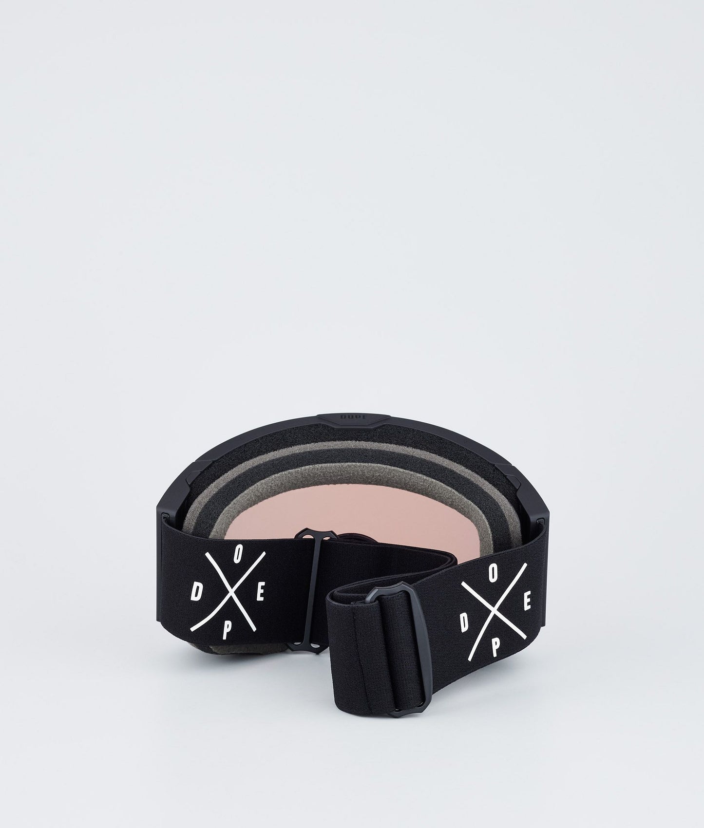 Ski Goggles Black/Pink Mirror