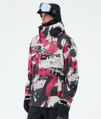 Snowboard Jacket For Men Doodle