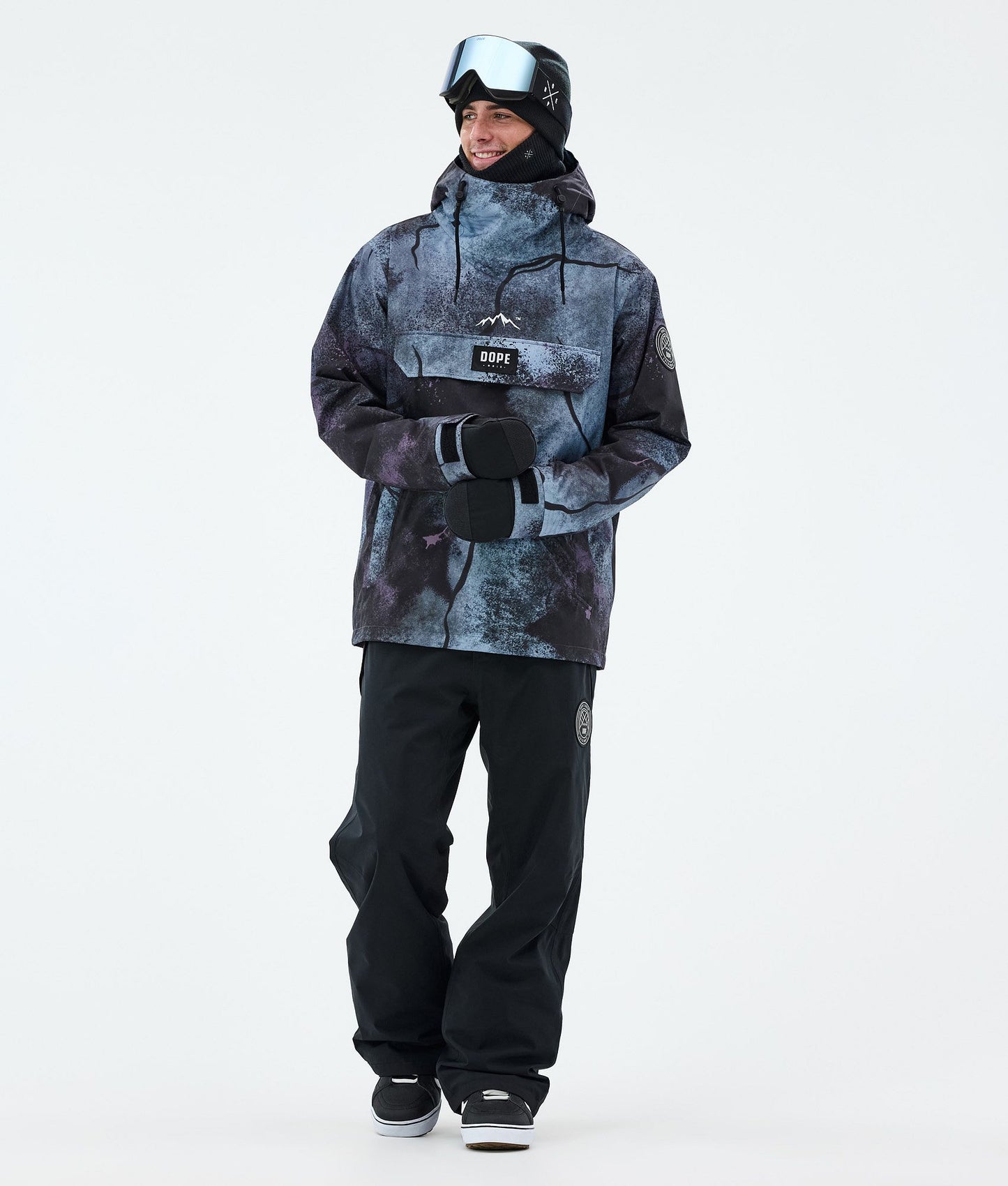 Snowboard Jacket For Men Jungle Purple
